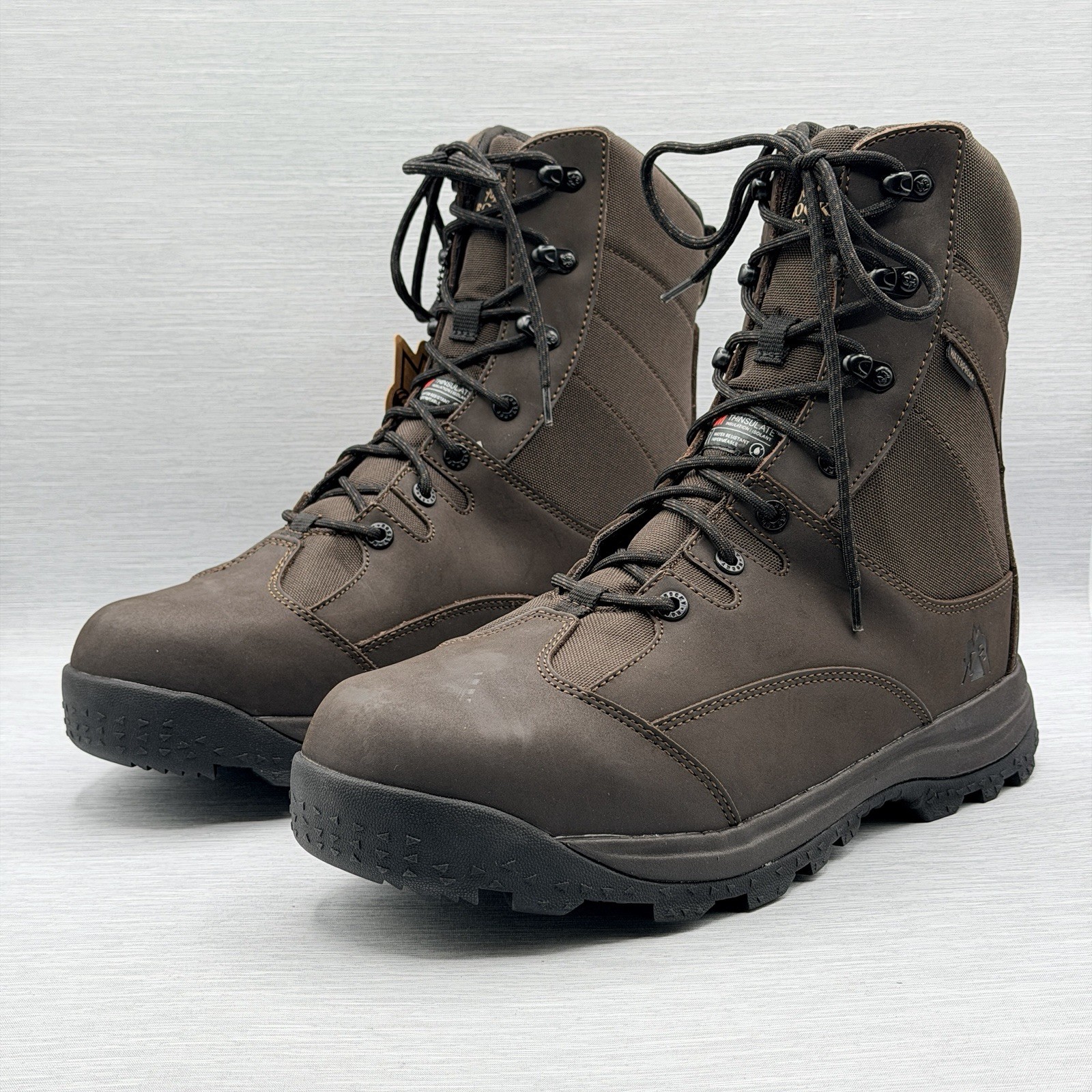 Rocky Wildcat 8″ Boots Men’s 12 Brown Waterproof 400g Thinsulate Tactical