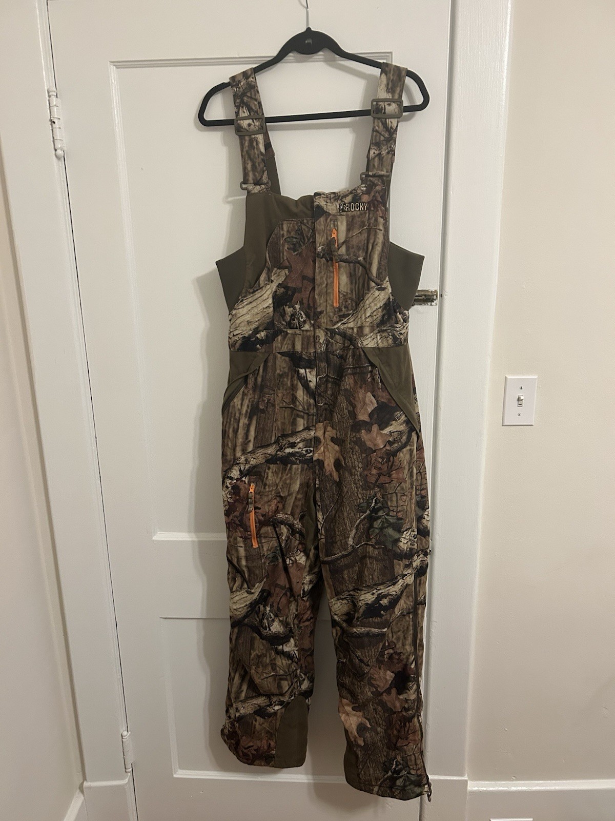 Rocky Men’s Mossy Oak Infinity Hunting Bibs Size Medium Thinsulate Insulation