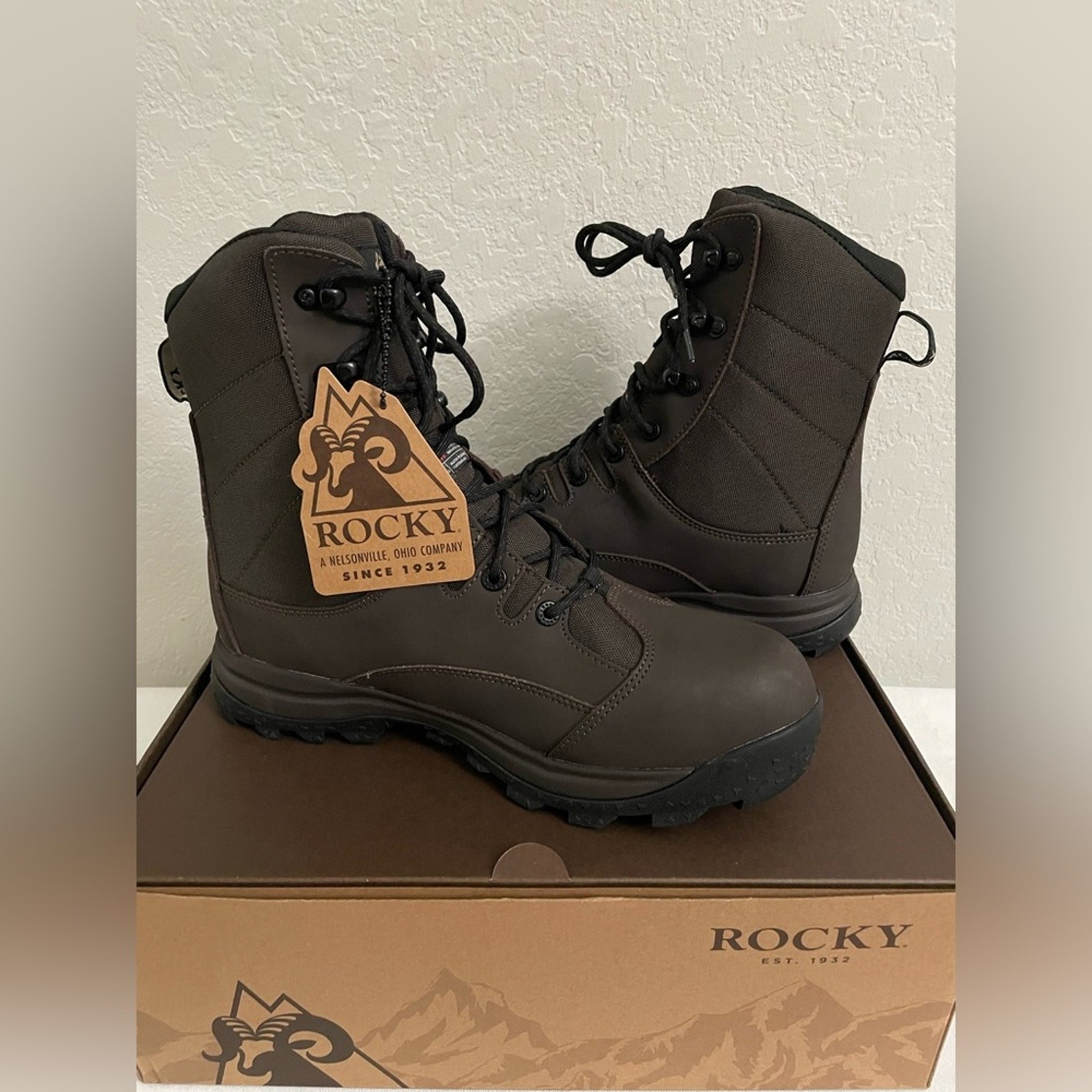 ROCKY Wildcat 400G Insulated Hunting Boot Brown Men 10.5M