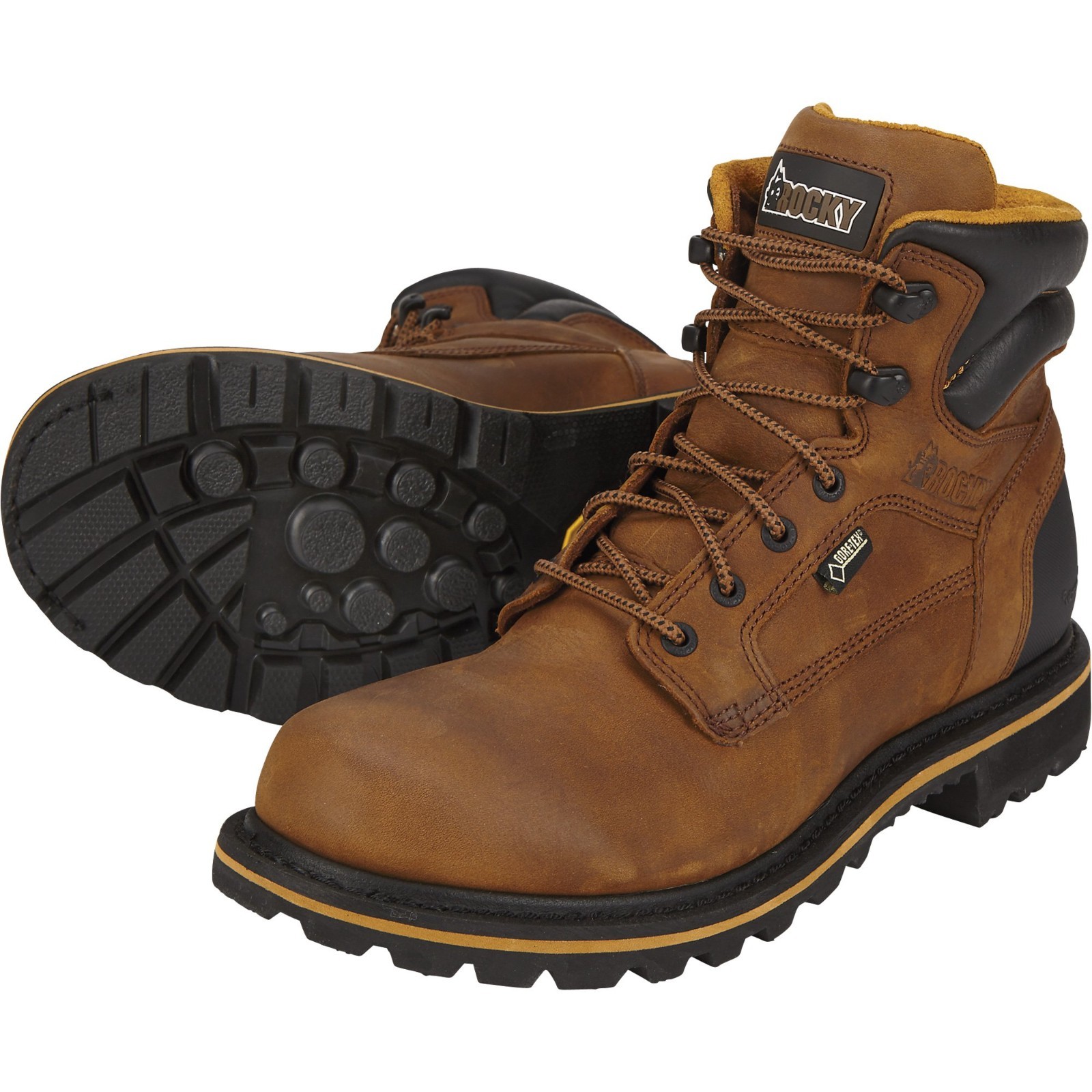 Rocky Men’s Brown Governor Gore Tex Waterproof RKYK001 Sz 8.5 M New in Box!!