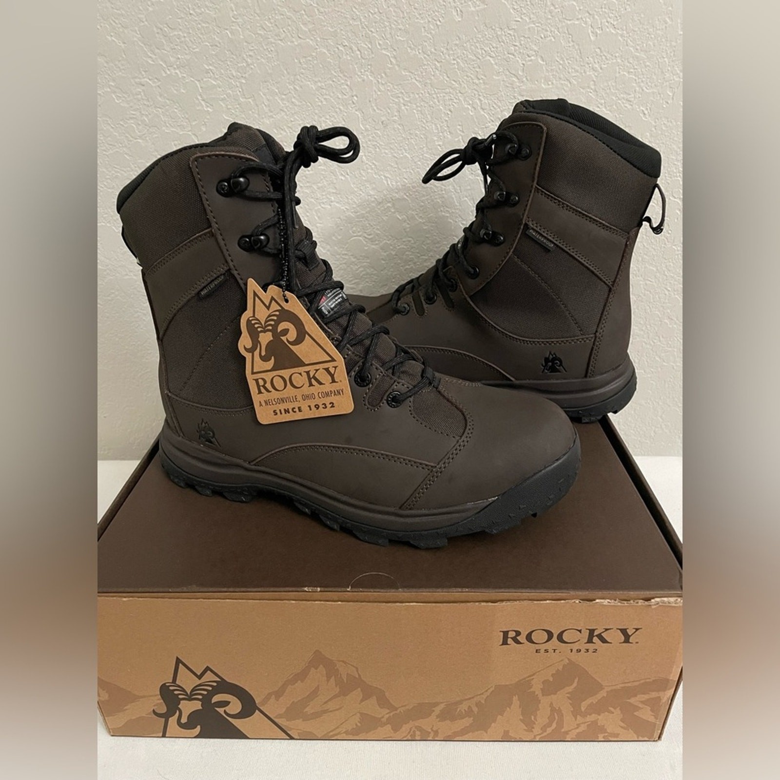 ROCKY Wildcat 400G Insulated Hunting Boot Brown Men 12M