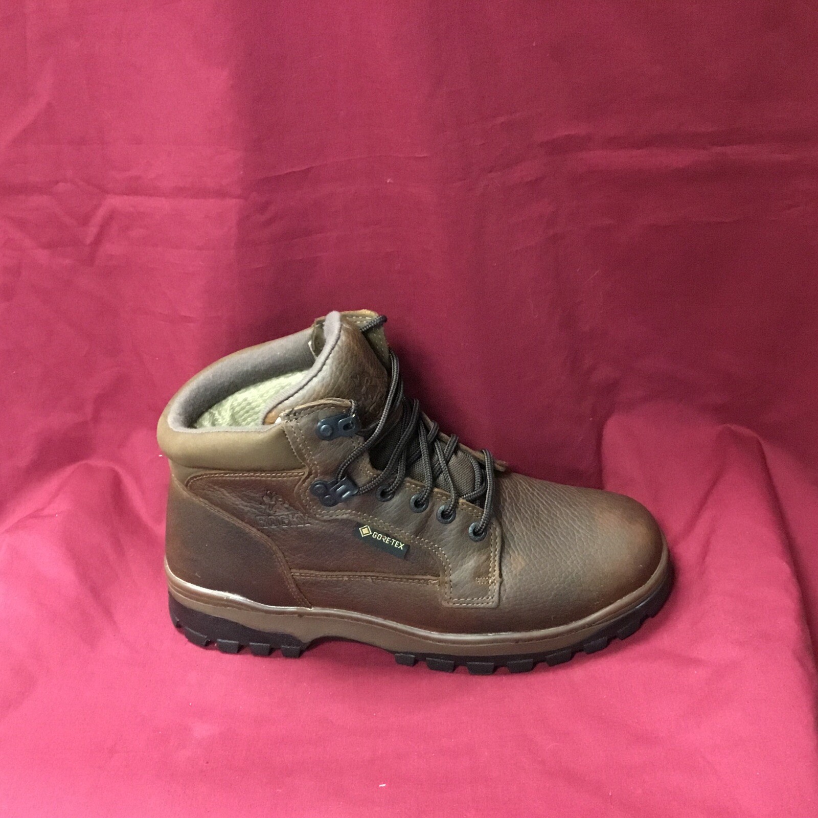New Men’s Rocky RKS0389 Brown Outback 6” Boots Size 12 Medium