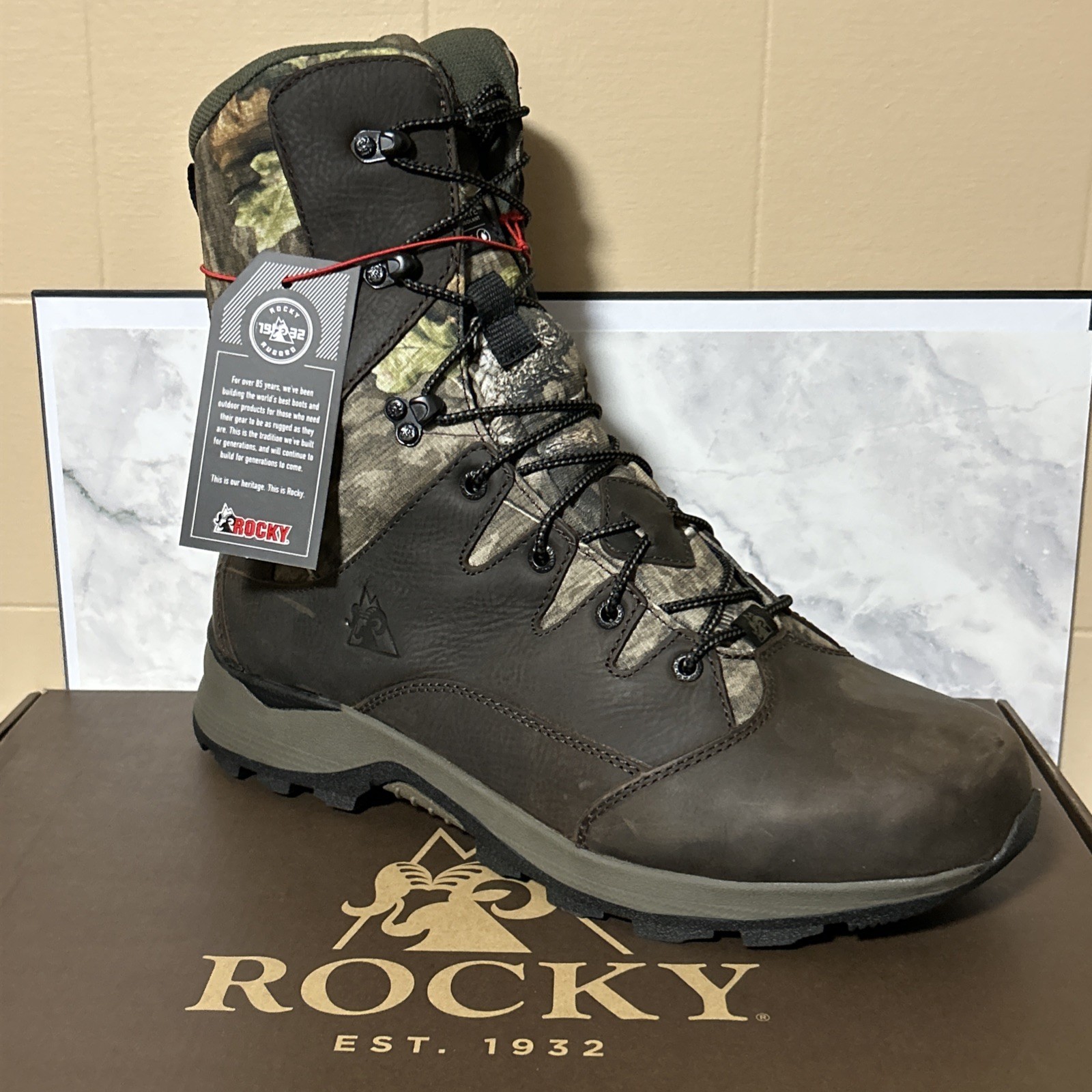 Rocky Size 11 D Men’s Trophy Series Waterproof 3M Thinsulate 800 Grams Brand New