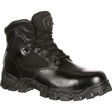 Rocky Men’s 6″ Alpha Force Waterproof Public Service Boot Black – FQ0002167