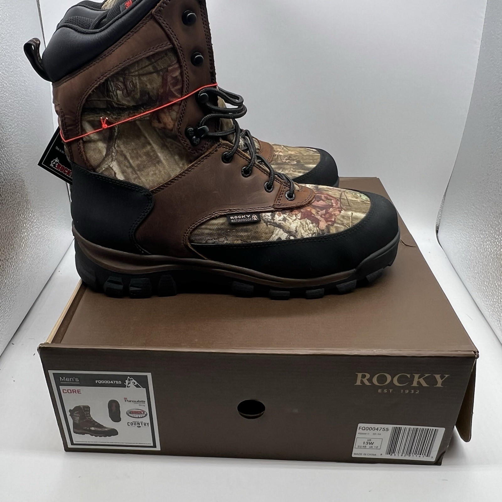 Rocky Core Waterproof 800G Insulated Outdoor Boot SZ 13 Wide fq0004755 hunting