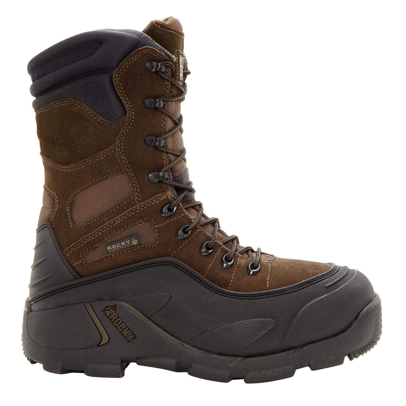 Rocky Mens Blizzard Stalker Pro Hunting Boot,Brown/Black,9 M US