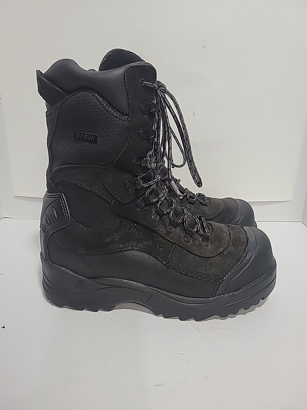 ROCKY 7463 BROWN LEATHER 1000GRAM THINSULATE WATERPROOF MENS 8 BOOTS