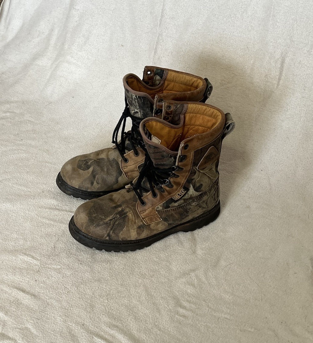 Rocky Gore-Tex Boots Mens 9 M Made in USA Camo Waterproof Insulated Hunting Work