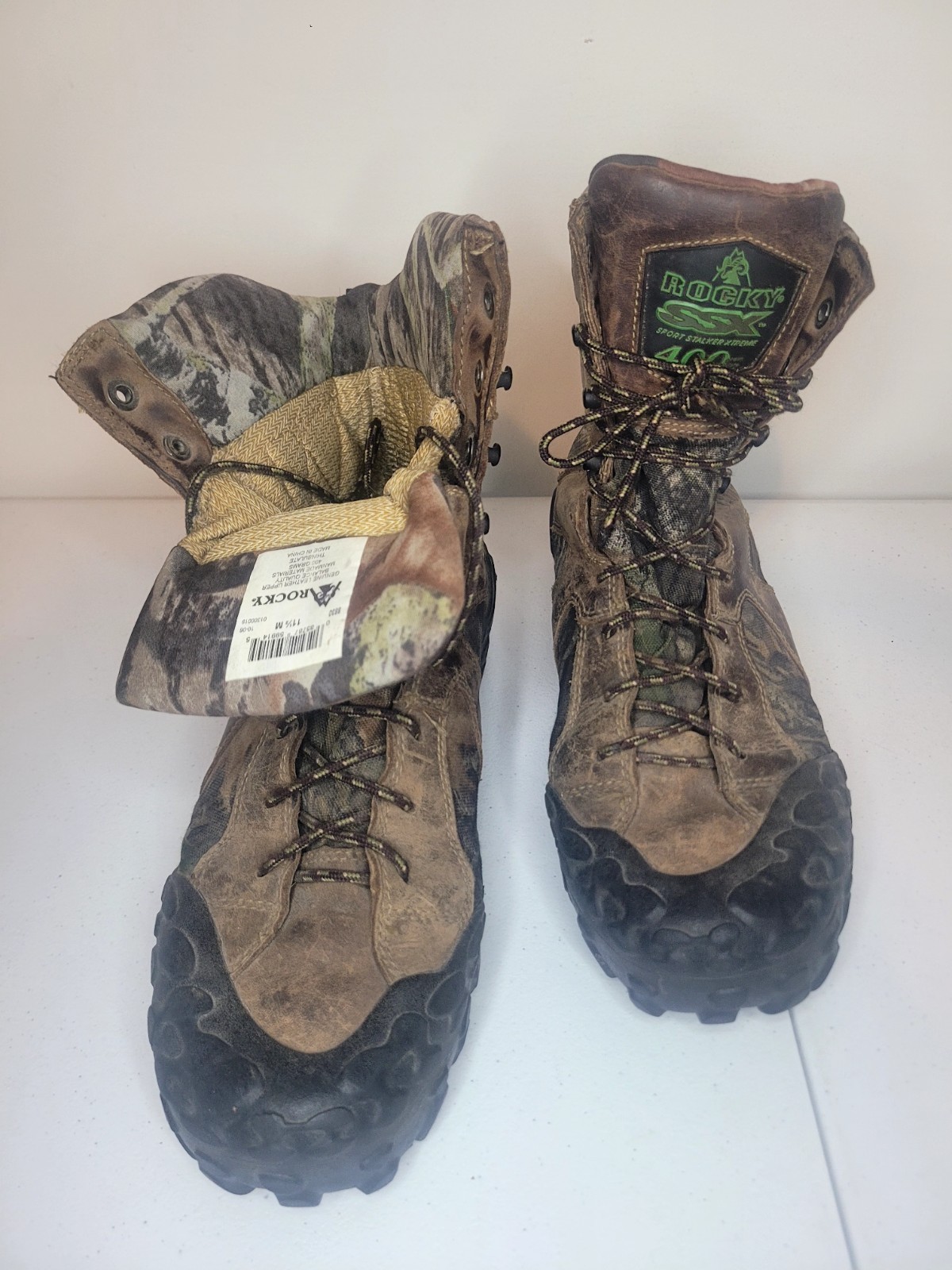 Rocky Sport Stalker Xtreme 400g Thinsulate Insulation Camo WP Boots |Men’s 11.5M