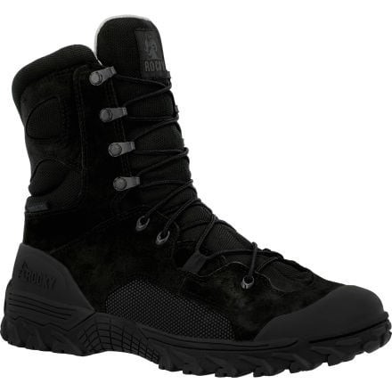 Rocky Men’s 8″ Mountain Combat Military Boot Black – RKC165, Black