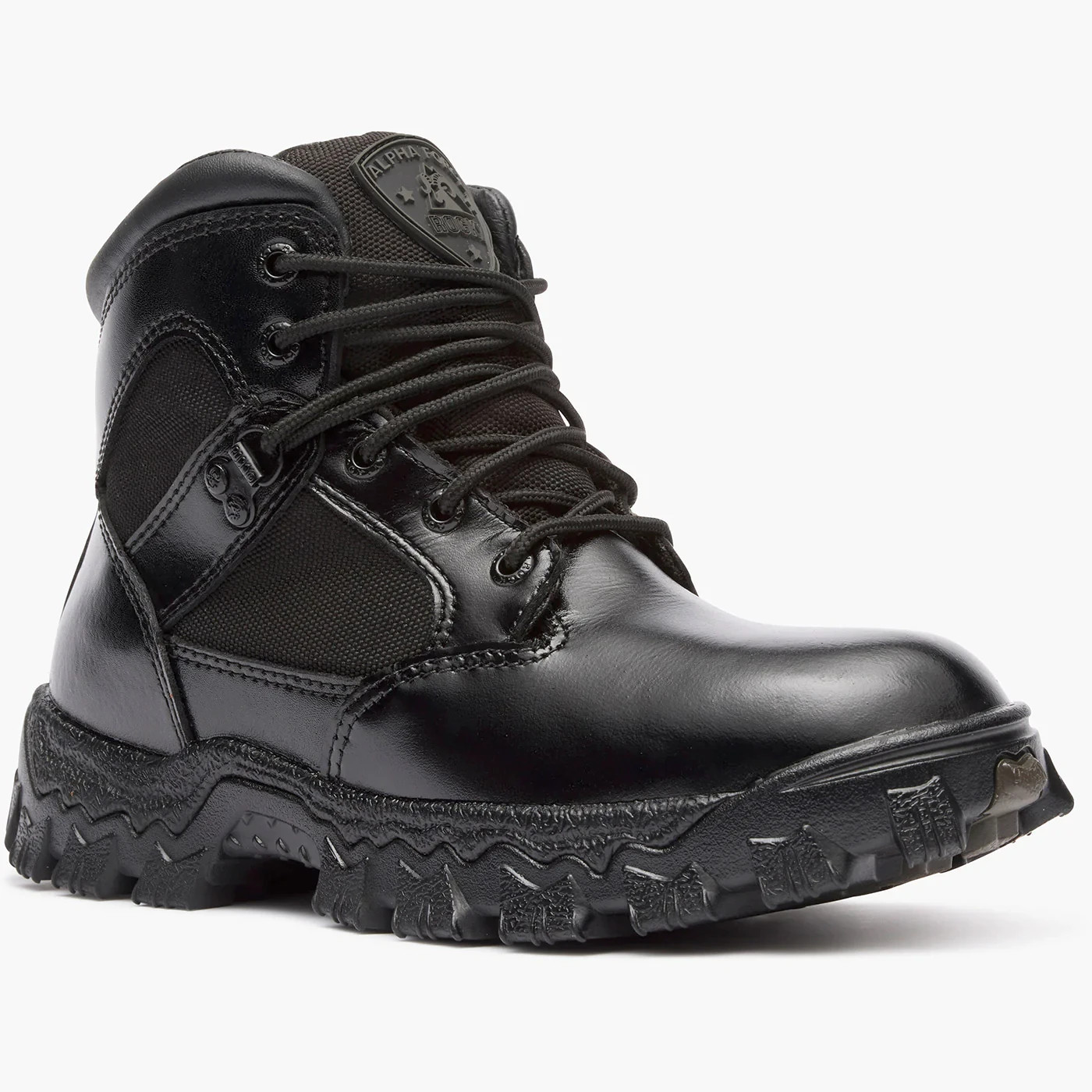 $136 5½W WIDE Rocky Alpha Force Waterproof Combat Public Service Boots Leather
