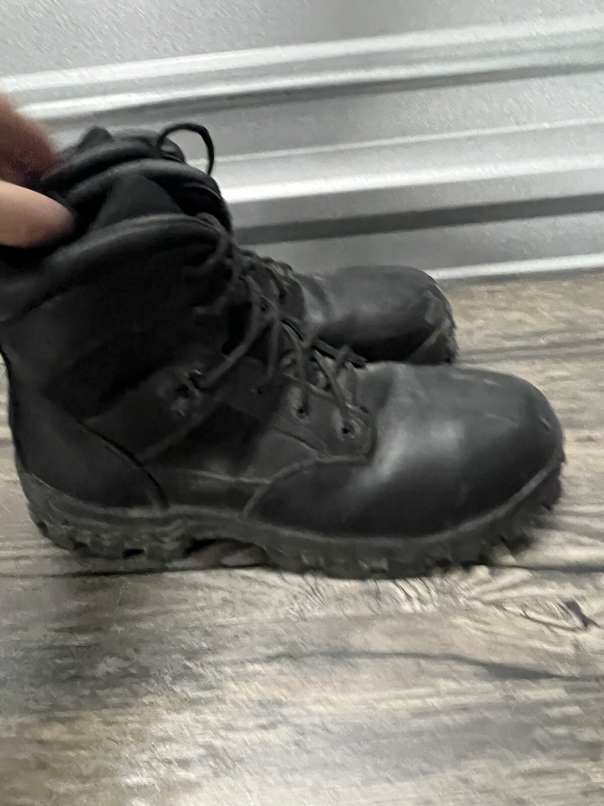 Rocky Alpha Force 6 Inch Black Waterproof Public Service Boot Size 10 M
