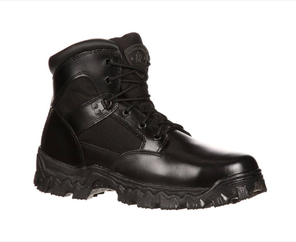 Rocky Alpha Force Waterproof 4167 Women’s Boots Black Leather  SZ 7.5 M