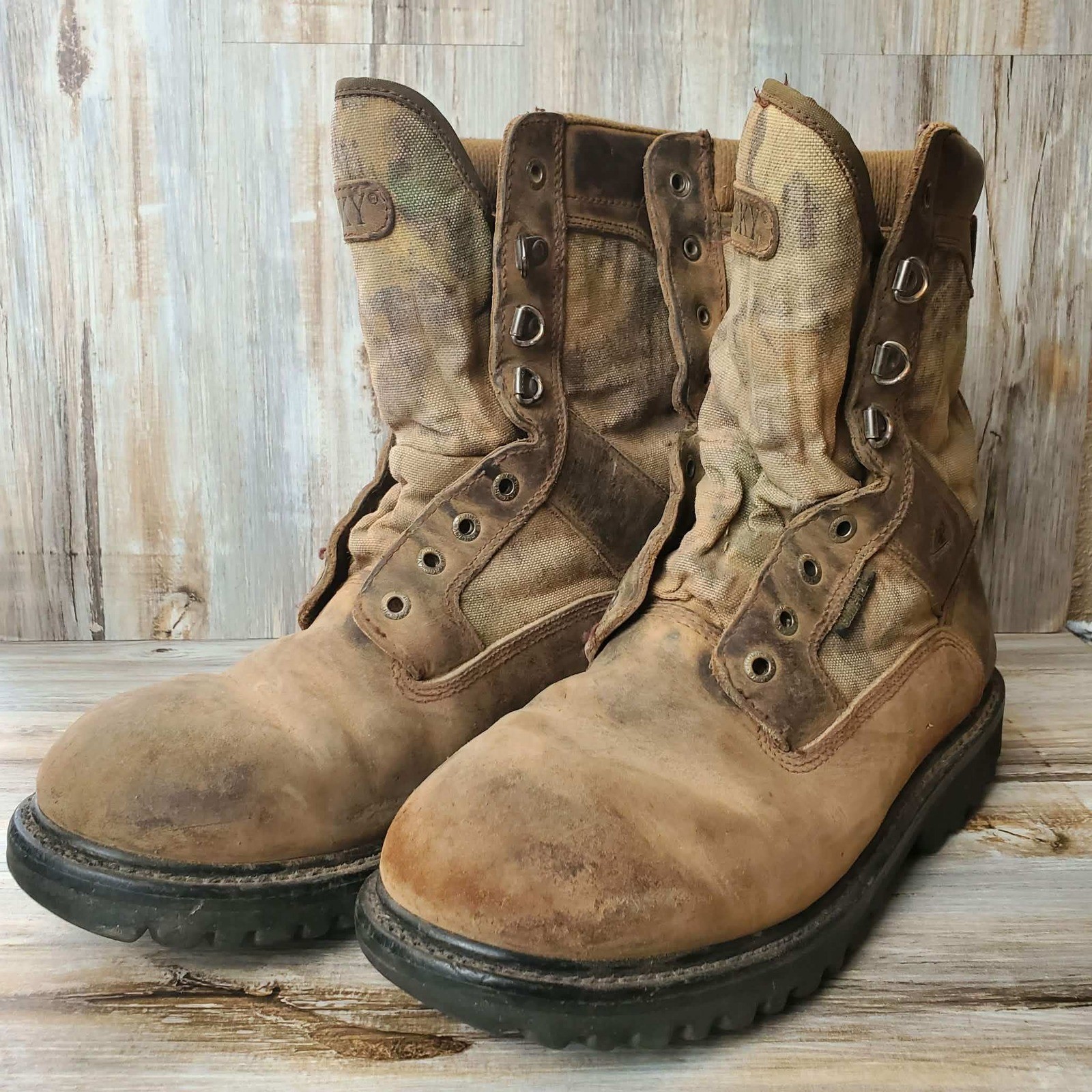 Rocky BearClaw 800G Thinsulate Gore-Tex Hunting Boots Mens 9M Brown Camo 9123