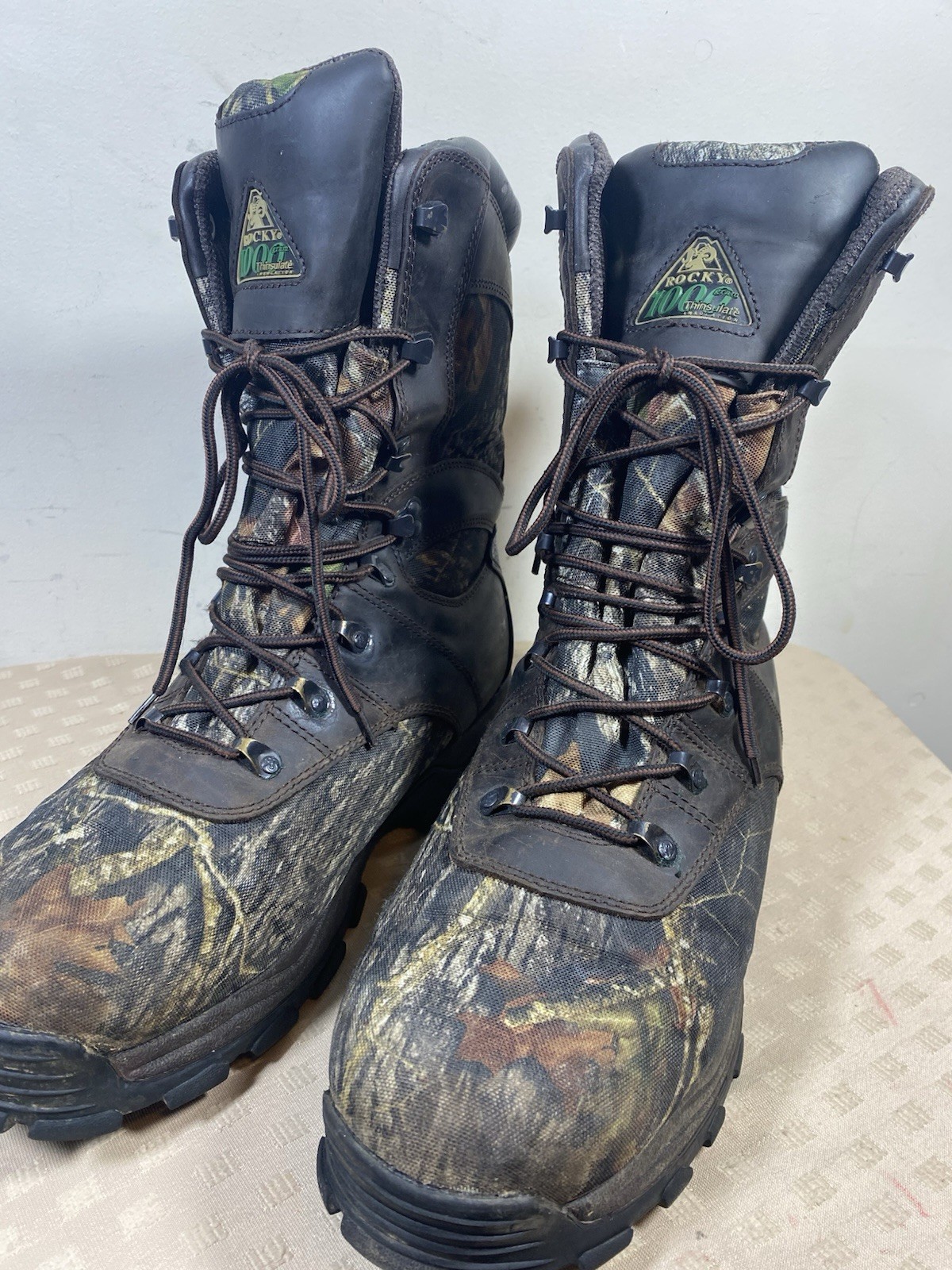 Rocky Sport Utility 1000G Insulated Waterproof Boot Men’s Size 13W – Mossy Oak